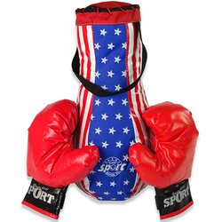 KIDS Punch Bag Kit Childrens Mega Boxing Set + Gloves Boxing Bag Set 40 cm Cene