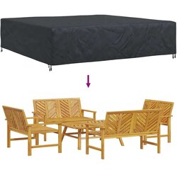 vidaXL navlaka za vanjski namještaj crna 300 x 300 x 70 cm 210D Cijene