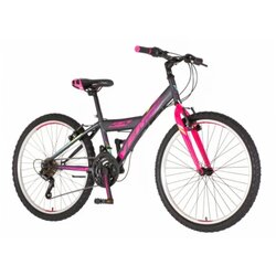 Venssini bicikl parma 24" crno roze Cene