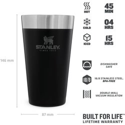 Stanley Adventure Beer Pint 0,47 L Matte Black Pebble Cijene