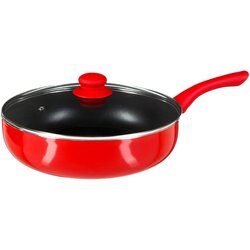 Five TAVA S POKLOPCEM ESSENTIELE 28 CM ALUMINIJ/BAKELIT, CRVENA Cene