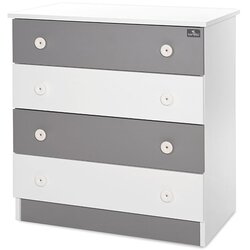 Lorelli dresser new dječja komoda white/stone grey Cijene