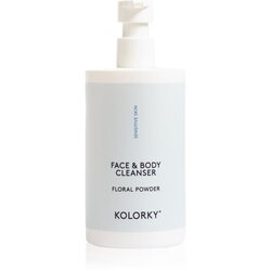 Kolorky Face & Body Cleanser nježni gel za kupanje za lice i tijelo Floral Powder 390 ml Cene