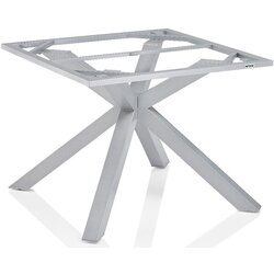 Vrtne mize KETTLER Okvir za mizo X-LEG 95×95 cm – srebrn Cene