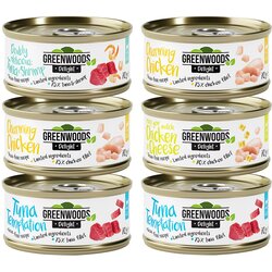 Greenwoods Mešano poskusno pakiranje Greenwoods Delight 6 x 70 g - Miks: 4 sorte Cene