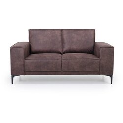 Scandic Čokoladno rjava zofa iz umetnega usnja Copenhagen, 164 cm Cene