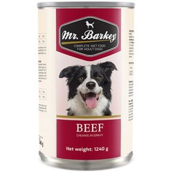 MR. BARKEY Govedina komadići u sosu 1240 g Konzerva za pse Cene
