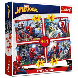 Trefl puzzle Spiderman, 4u1 (35,48,54,70) Cene