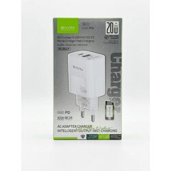 BAVIN punjač 20W PD Usb A/Type C + kabl C-C PC963Y-CC bela Cene