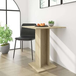  Bistro stol boja hrasta sonome 60x60x75 cm konstruirano drvo Cijene