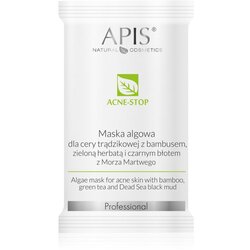 Apis Natural Cosmetics Acne-Stop Professional omekšavajuća maska za čišćenje za masno lice sklono aknama 20 g Cene