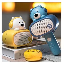 Ms Mobile 11252 Meda Dečiji Bluetooth zvučnik sa karaoke mikrofonom plavi Cene