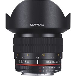 Samyang 14/2,8 DSLR Canon EF Cene