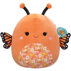 Squishmallows leptir skuishmallovs monarch sa cvetnim stomakom, 40cm, narandžasta Cene