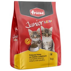 Friend Hrana za mačke suha junior piletina 1 kg Cene