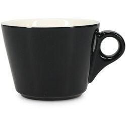BonBistro Črna porcelanasta skodelica za kapučino 160 ml Barista – Cene
