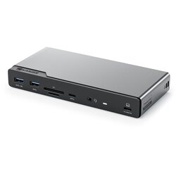 ALOGIC 14-in-1 USB-C PD DV4 Quad Display Docking Station Space Gr Cene