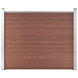 PANEL za ogradu WPC 180 x 146 cm smeđi Cene