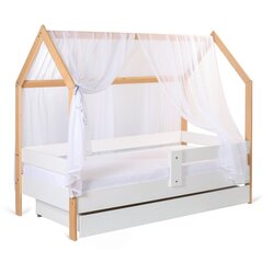 Domek krevet kućica sa fiokom i dušekom 180x80cm - BELA (bukva) 5QD4XG5 Cene