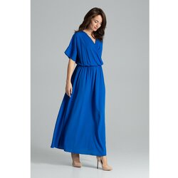 Lenitif Ženska haljina L055 crna plava | svijetlo plavo Cene