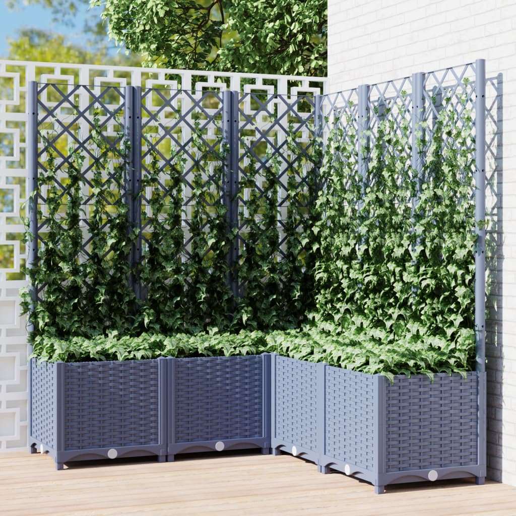  Sadilica s rešetkom tamnosiva 120 x 120 x 136 cm pp Cijene