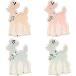 Meri Meri papirnati krožniki die cut pastel deer (8 kosov) Cene