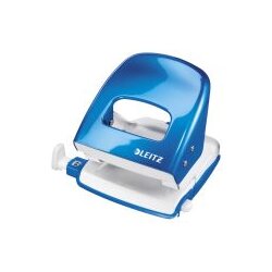 Leitz bušač 2 rupe do 30 listova 50082036 metalik svetlo plavi blister Cene
