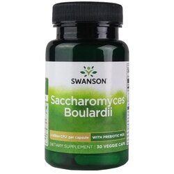 Swanson Saccharomyces boulardii s MOS prebiotikom (30 kapsula) Cene