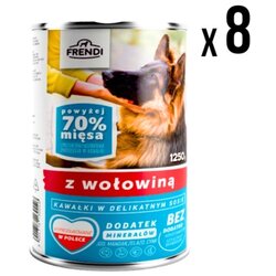 FRENDI konzerva za pse govedina 1.250g x8 komada ( 5743 ) Cene
