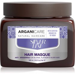 Arganicare Silver Hair Mask maska za lase za nevtralizacijo rumenih odtenkov 500 ml Cene