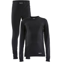Craft otroški set core dry baselayer set j black Cene