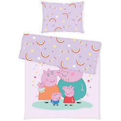 Peppa Pig MLADINSKA POSTELJNINA 140/200 cm renforcé barve bezga Cene