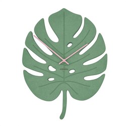 Von Der Factory Zidni sat Luxhora Monstera Mint Green 11 boja kazaljki Cene
