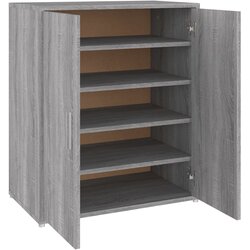 Maison Chic Omarica za obutev - Kopa za čevlje siva sonoma 60x35x70 cm konstruiran les, (21778071) Cene