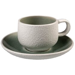 Evviva Set skodelica za črno kavo Stones 100ml / 4 kos / zelena / keramika, (5000199534) Cene