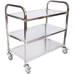 INOX servirni voziček 3 police 150kg - kuhinjski voziček Cene