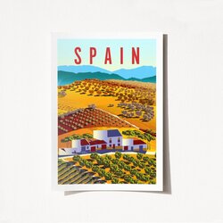Lessentiel Maison Poster Španija-2000, 29,7x42cm Cijene