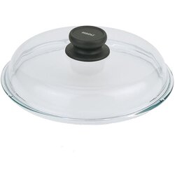 Risoli Gourmet steklen pokrov Bohemia 20cm, črn ročaj, steklo Cene
