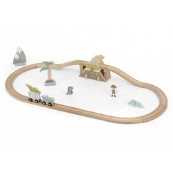 Tryco podaljšek za leseno železniško postajo dinosaurs Cene