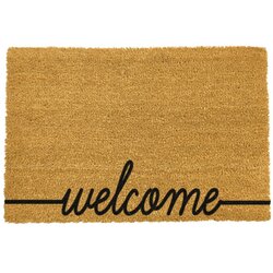 Artsy Doormats Predpražnik iz naravnih kokosovih vlaken Welcome Scribbled, 40 x 60 cm Cene