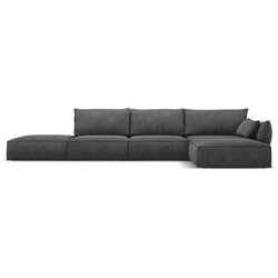 Mazzini Sofas Siv kotni kavč (desni kot) Vanda - Mazzini Sofas Cene