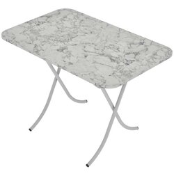 alesta AL10030BM sto višenamenski sklopivi tekstura beli mermer 70X100CM Cene