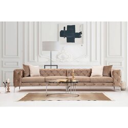 Atelier Del Sofa como - dark cream dark cream 4-Seat sofa Cene