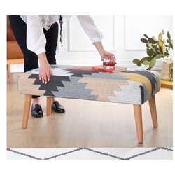 Atelier Del Sofa klupa Beshir v2, 91x42x46 cm, Šarena Cene