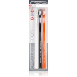 Swissdent Profi Gentle Trio zobna ščetka - ekstra mehka 3 kos 3 ks odtenek White, Black, Orange Cene