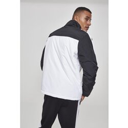 Urban Classics 2-Tone Padded Pull Over Jacket white/black Cene
