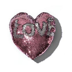  Pillow with Sequins Heart Cijene
