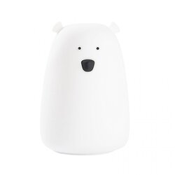 Rabbit And Friends nočna lučka mehka medvedek z USB-C polnjenjem white Cene