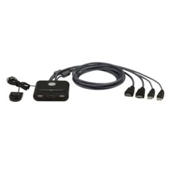 Aten CS22HF KVM stikalo Črna Cene
