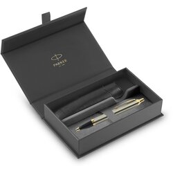 Parker poklon SET Royal Im Brushed GT - Hemijska + Futrola Cene